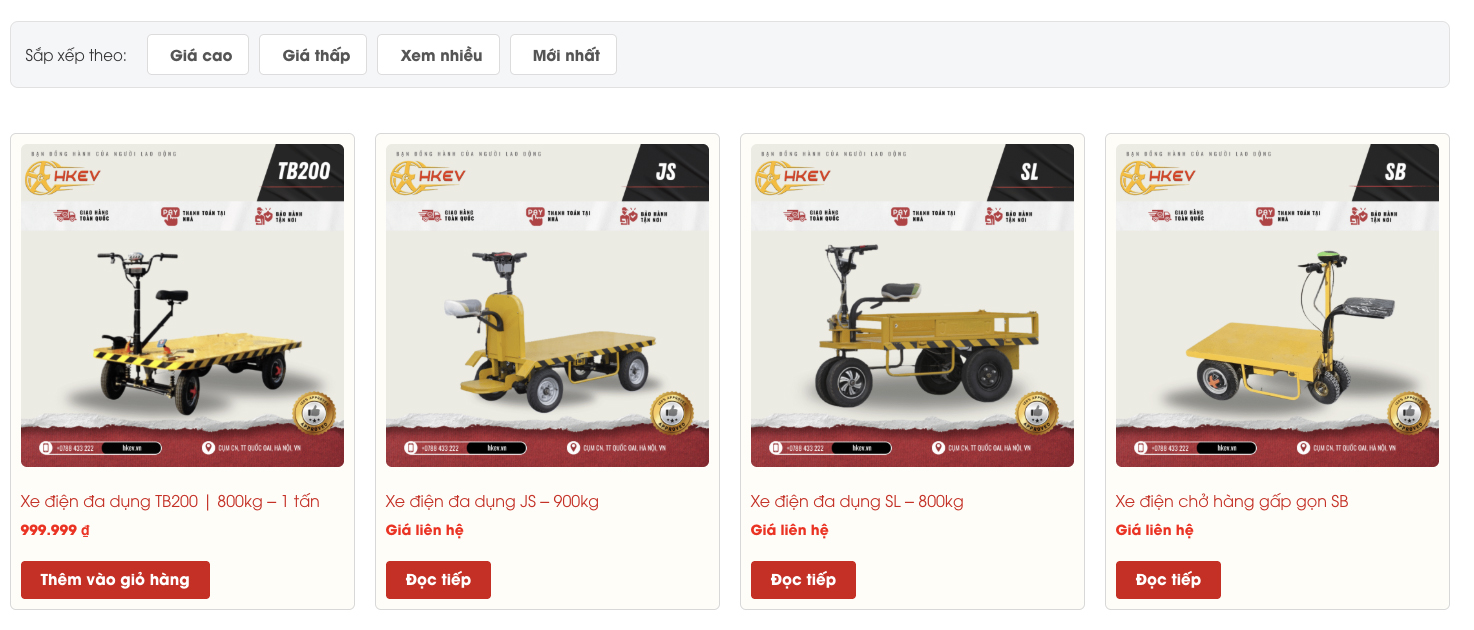 HƯỚNG DẪN MUA HÀNG & TRẢI NGHIỆM GIẢI PHÁP VẬN CHUYỂN HKEV 1 tham-khao-san-pham