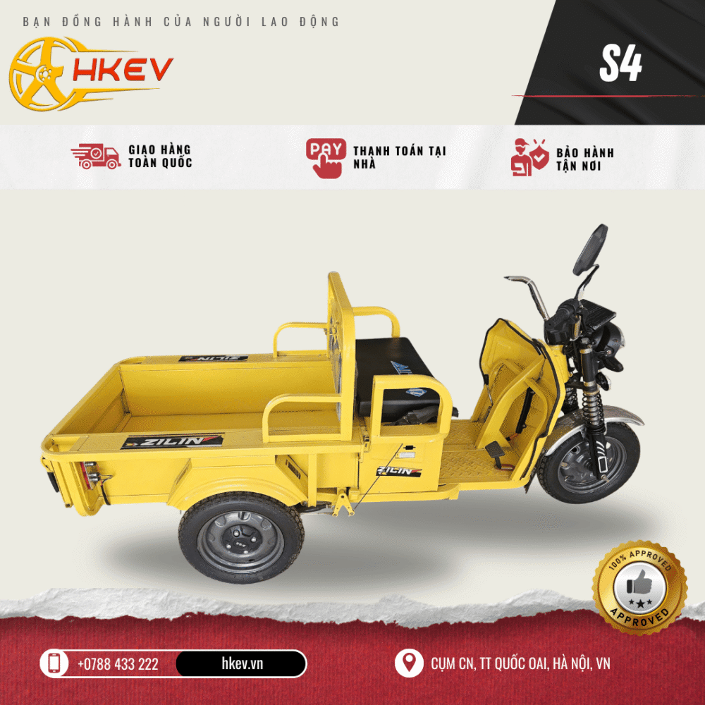 xe điện 3 bánh s4-400kg